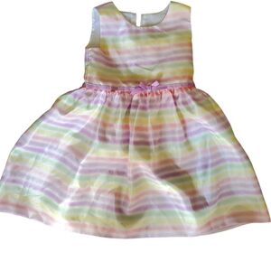 Bonnie Jean Pastel Stripe Dress 4T